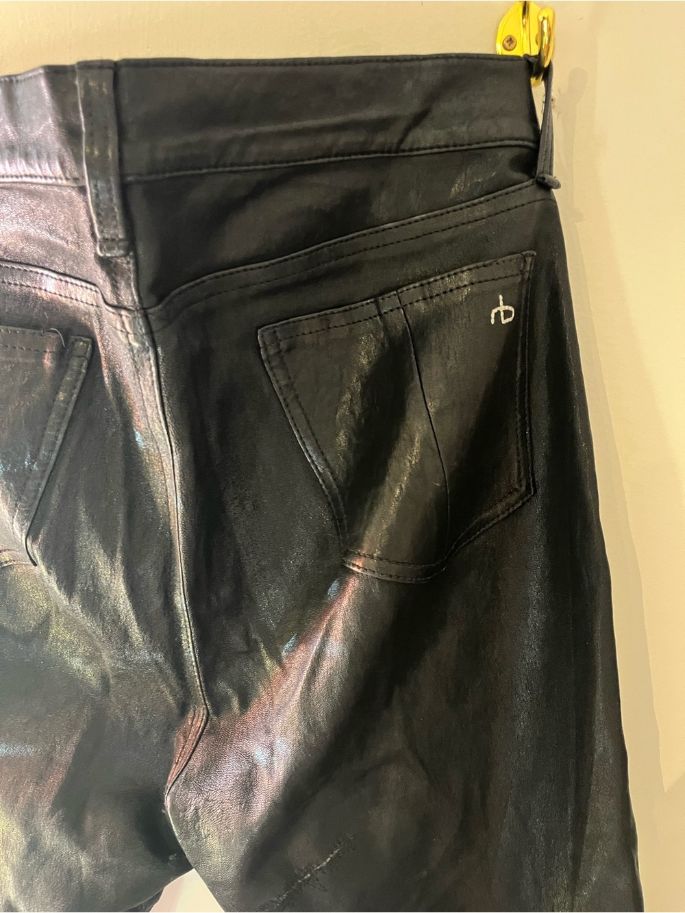 rag & bone leather pants - Picture 6 of 7
